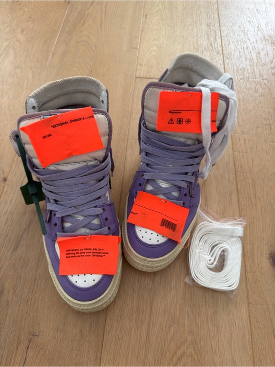 Off-White Shoes - Off-White Purple and White Women’s Sneakers